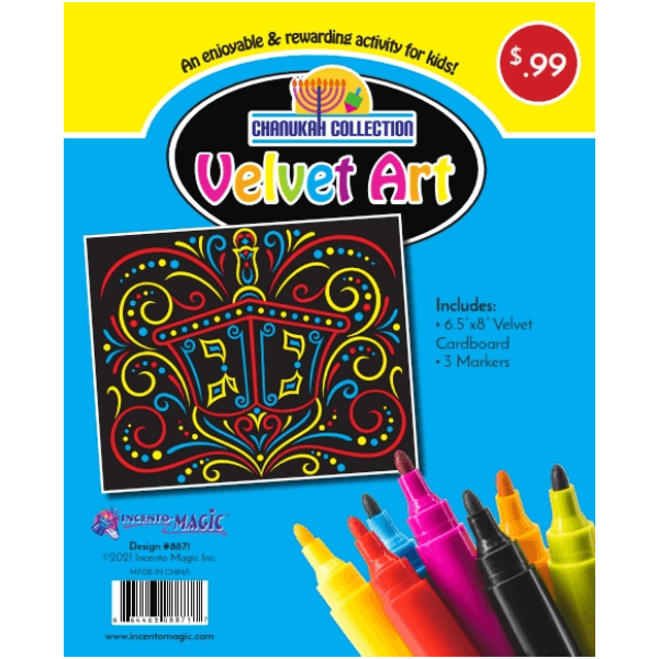 CHANUKAH VELVET ART 8871