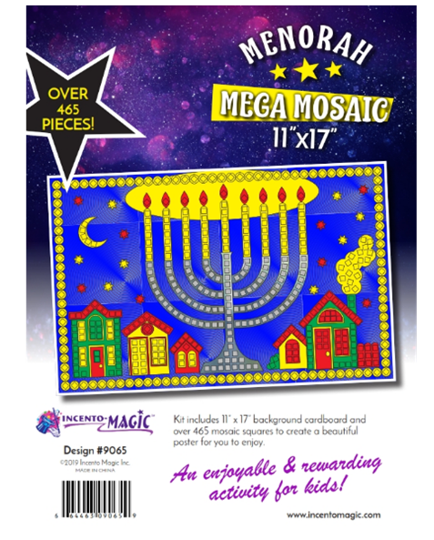 CHANUKAH MOSAIC LRG 9065