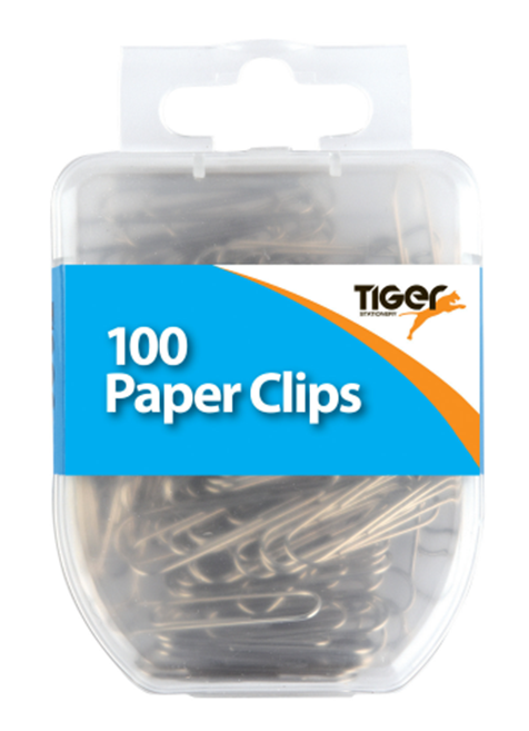 Essential 100 Paper Clips Steel