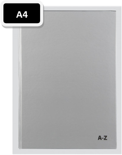 Casebound A Z Silver A4