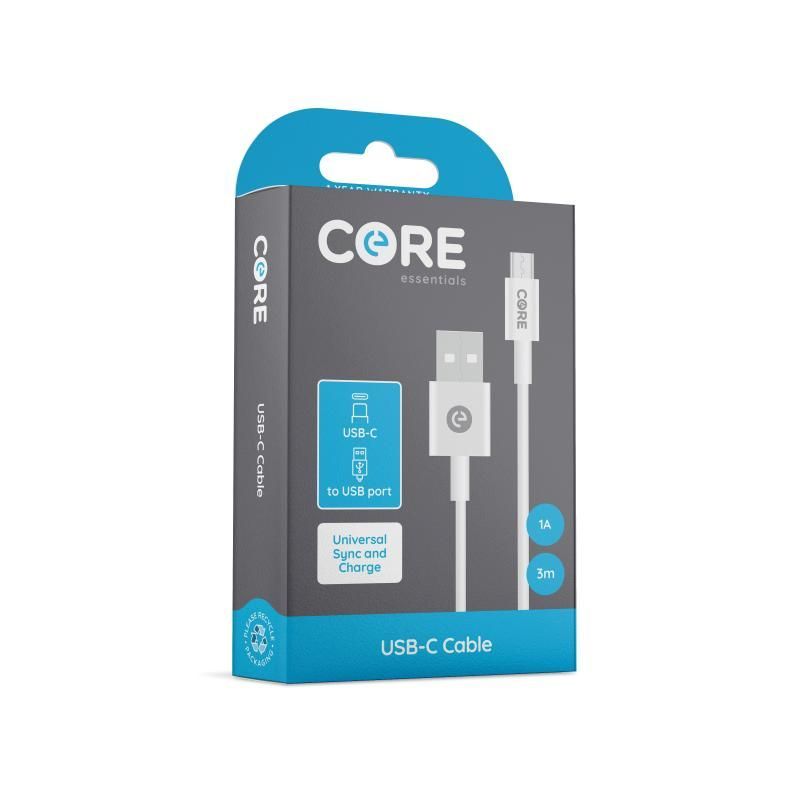 Core USB-C Cable 3M 1A