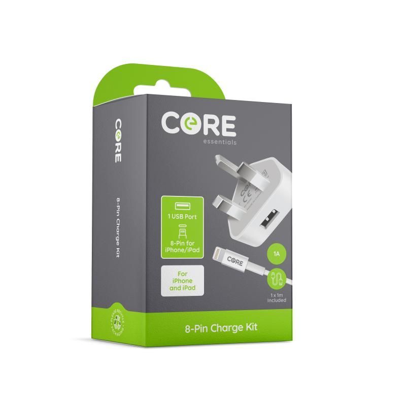Core 8-Pin Charge Kit for iPhone 1A