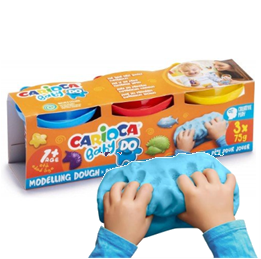 Carioca Baby Dough Pot 3 x 75gr