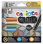 MAXI TIP METALLIC MARKERS X6