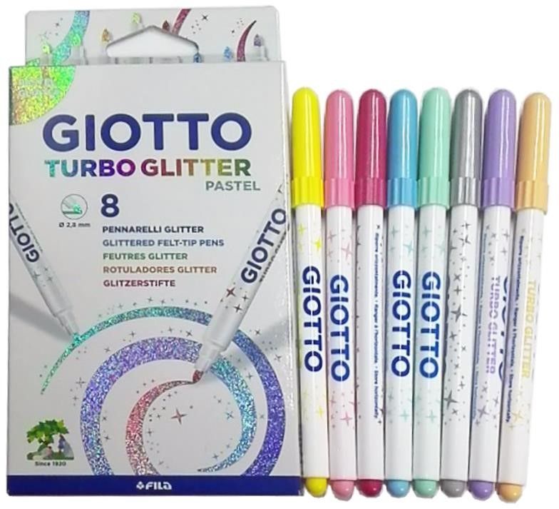 GIOTTO TURBO GLITTER 8 BOX 425800