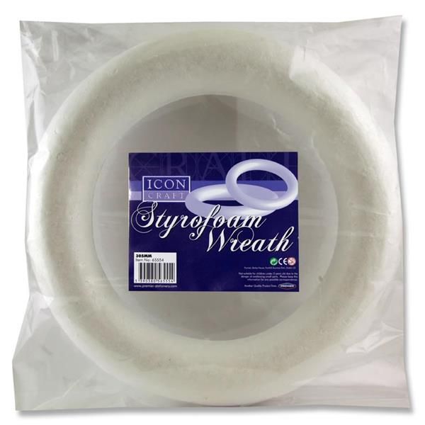 Icon Craft Styrofoam Wreath Dia 305mm