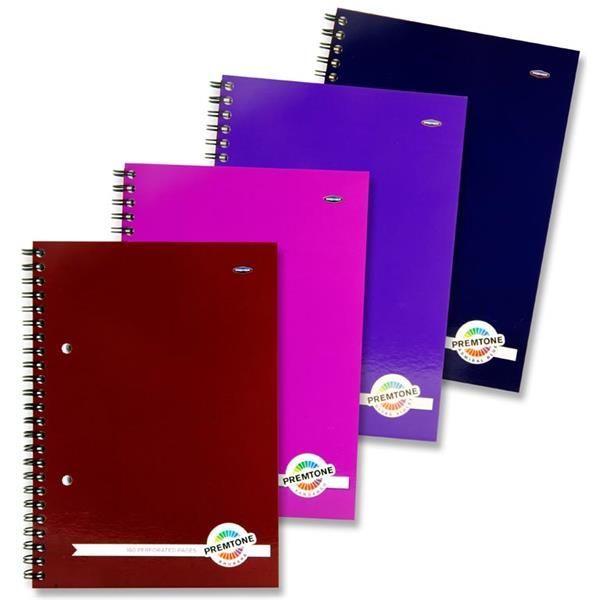 Premtone A5 160pg Wiro Notebook S-2 4 As
