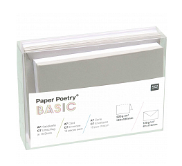 CARD SET WHITE/GREY,C7 FSC MIX 36