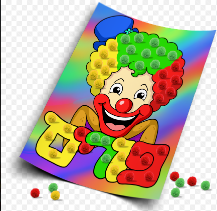 Purim Pom-Pom Art