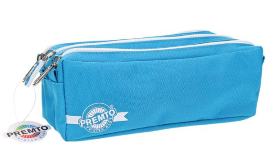 3 Pocket Pencil Case