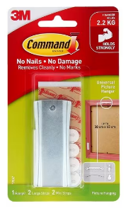 3M Command - Sawtooth metal Hanger 2.2KG