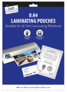 Tallon - A4 Laminated Pouches 8pk