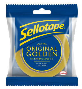 Sellotape 18mmx66m Original Golden Tape