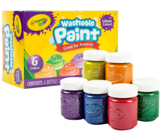 6ct Washable Glitter Paints*