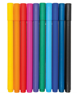 GEL PENS SET, FINE 10 PCS 0.4