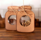 00168 Jar Kraft Bag 12x4x18cm