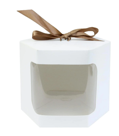00166 Hexagon Shaped Window Boxes 7x7x8