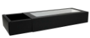 00697 Black Slide Box, 27 x 12 x 5 cm