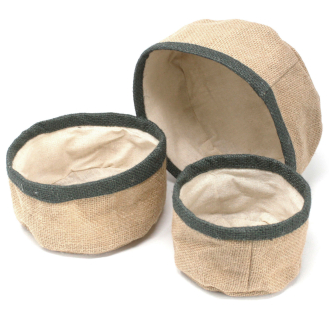Jute Baskets - Charcoal- Large