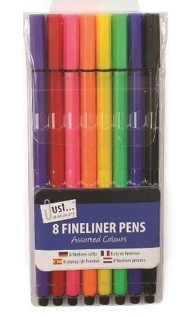 8 Pack Fineliner