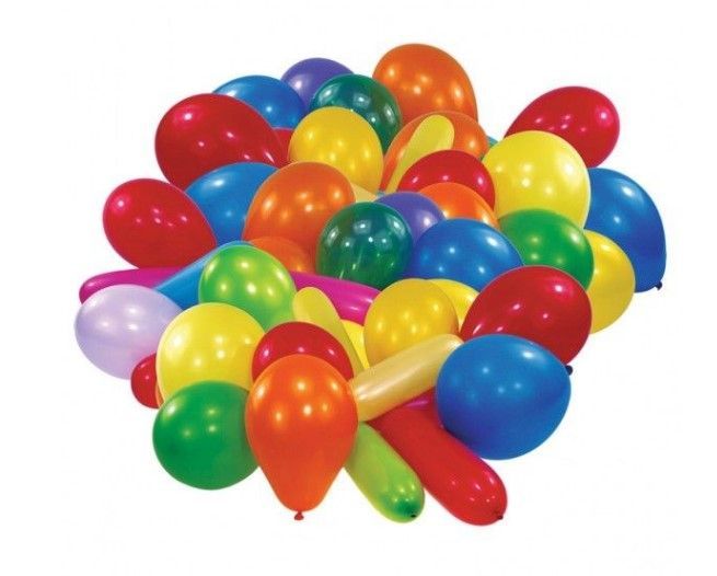 (50) VALUE BALLOONS ASSORTED