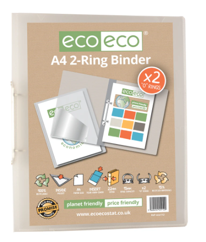 A4 Clear Presentation 2 O Ring Binder
