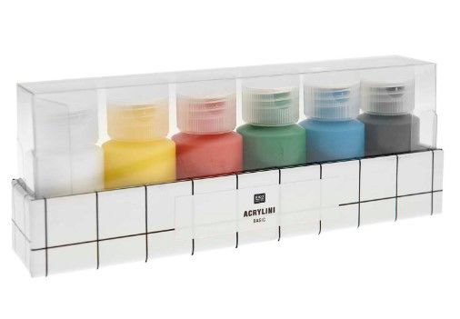 Acrylini Set Basic, 6 x 22 ml