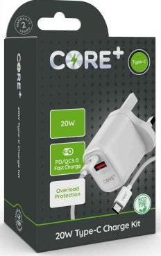 CORE+ 20W Type-C Charge Kit