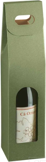 Green Linea 1 Bottle (With Window) 90x90x385mm
