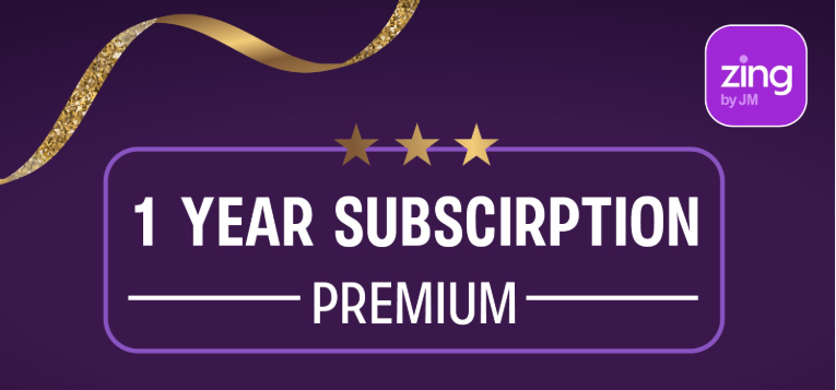 Zing Yearly Subscription