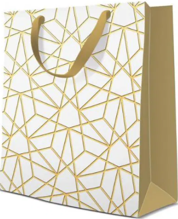 Design Paper Bags Medium (20x25x10cm) Luxury Mesh Paw