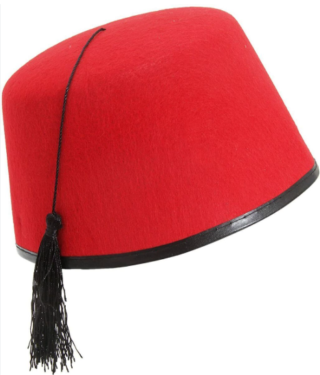 RED FEZ HAT