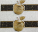 Marble with Gold apple paper napkin holder 10pk