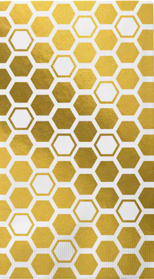 Rosh Hashanah Gold Honeycomb Napkins