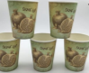 Gold Pomegranate Shana Tova cups 10pk