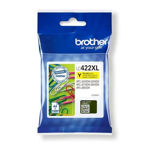 LC422XL Y,M,C (ONLY ONE) Brother cartridge 1.5k pages