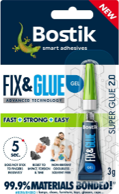 Bostk-Fix & Glue Advanced Gel 3g