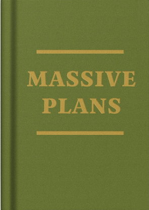 Massive Pland FAbric Hardback Notebook A7