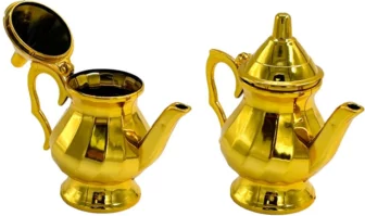 Plastic decoration oil jug