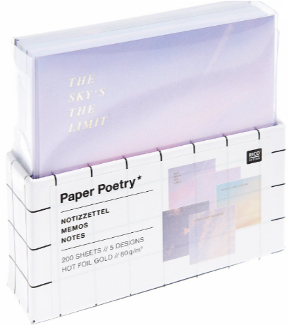 Memo Box The Sky is the Limit FSC MIX, 200 sheets, 9x9 cm