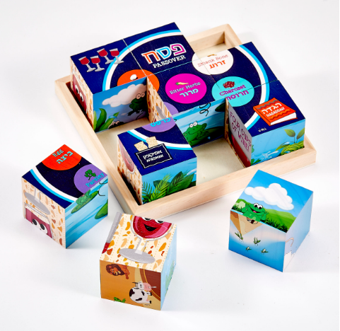 6 In 1 Wooden Block Passover Puzzle
