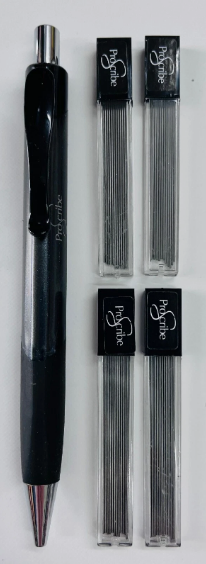 PROSCRIBE 0.5mm MECHANICAL PENCIL W/4 TUBES LEAD