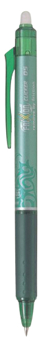 FRIXION BALL CLICKER - GEL INK ROLLERBALL - GREEN - FINE TIP