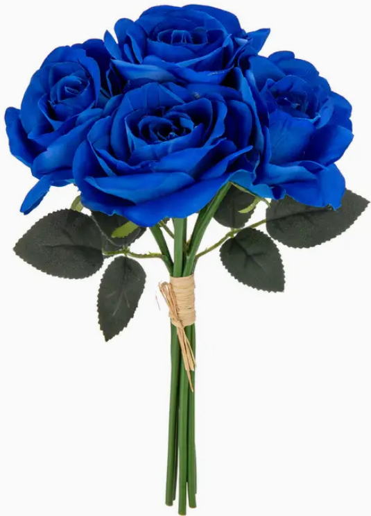Eugenie Rose Bunch X 6 Royal Blue