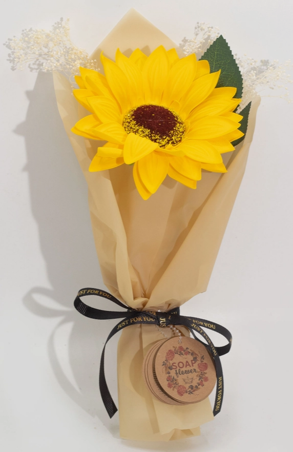 Soap Flower - Single Sunflower Bouquet