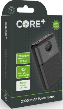 CORE+ PD Power Bank 20000mAh