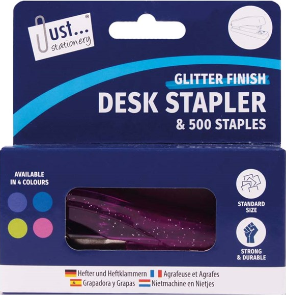 Glitter Finish STAPLER & REFILL 26/6