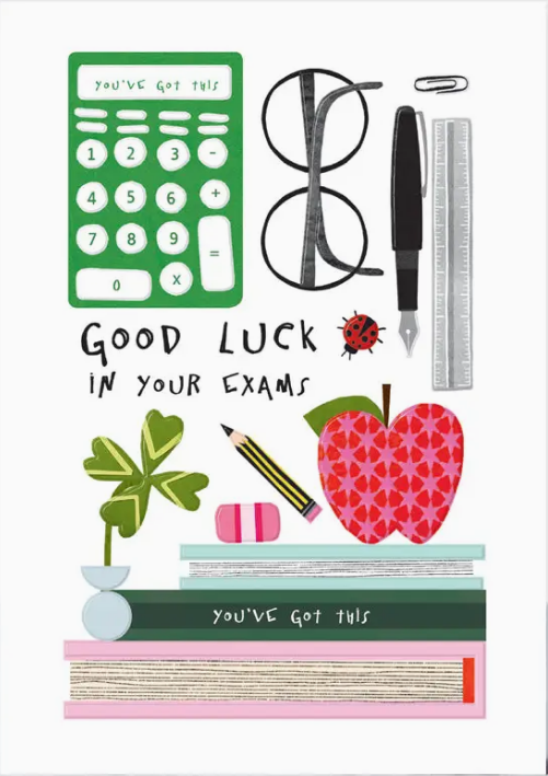 Good Luck in Your Exams/Study Essentials Card