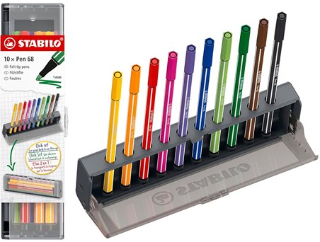 Stabilo 10 PC Pen Set