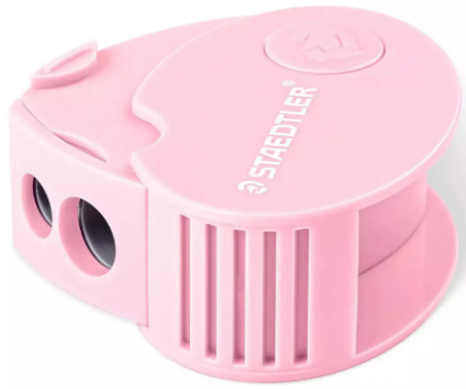 Double Hole Tub Sharpener Pastel Blistercard